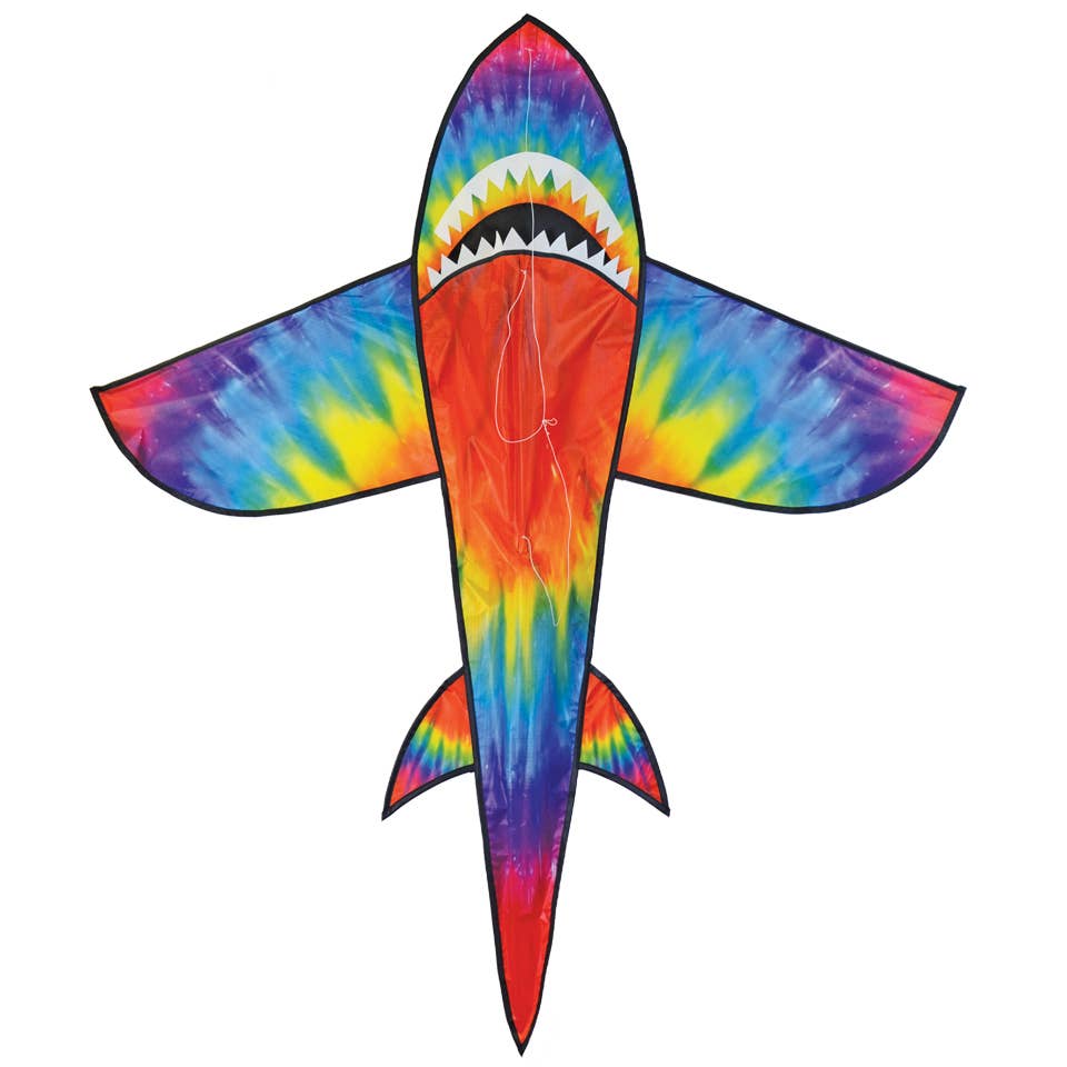 5' 3D Tie Die Shark Kite