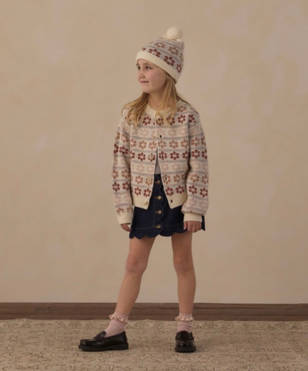 CHEYENNE CARDIGAN FLOWER FAIR ISLE