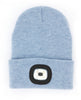 Night Scope Brightside Rechargeable LED Beanie Open Stock:: Grey