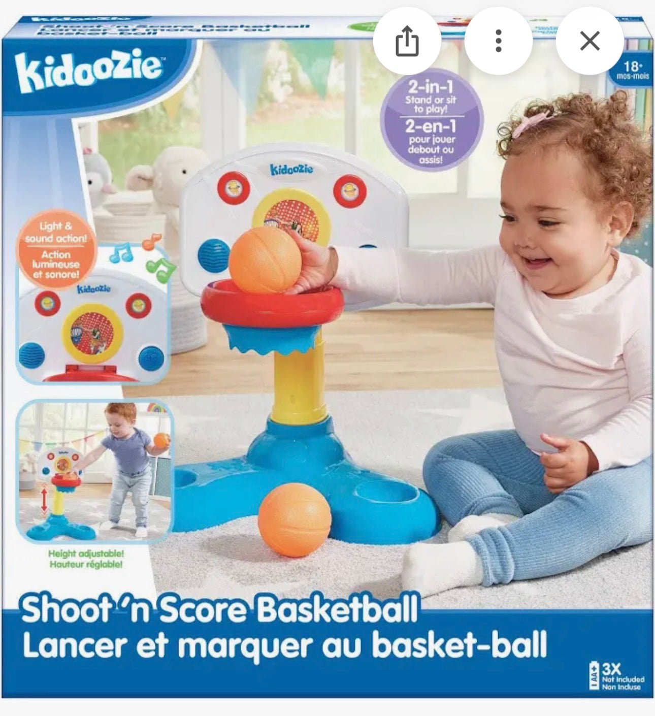 Shoot 'n Score Basketball
