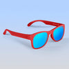 Red Sunglasses: Baby (Ages 0-2) / Grey Polarized Lens