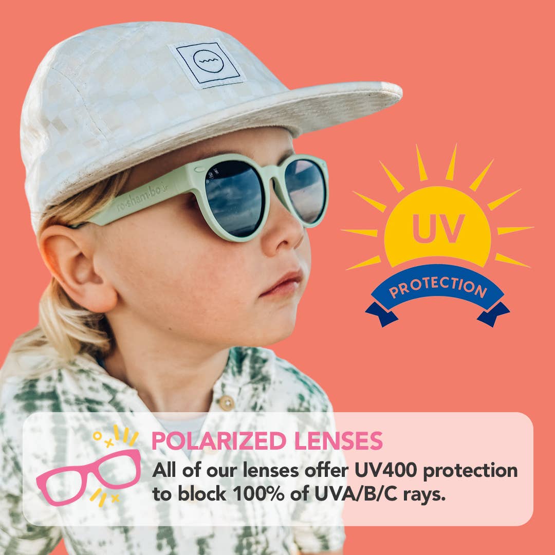 Round Sunglasses | Dusty Rose: Toddler (Ages 2-4) / Brown Polarized Lens
