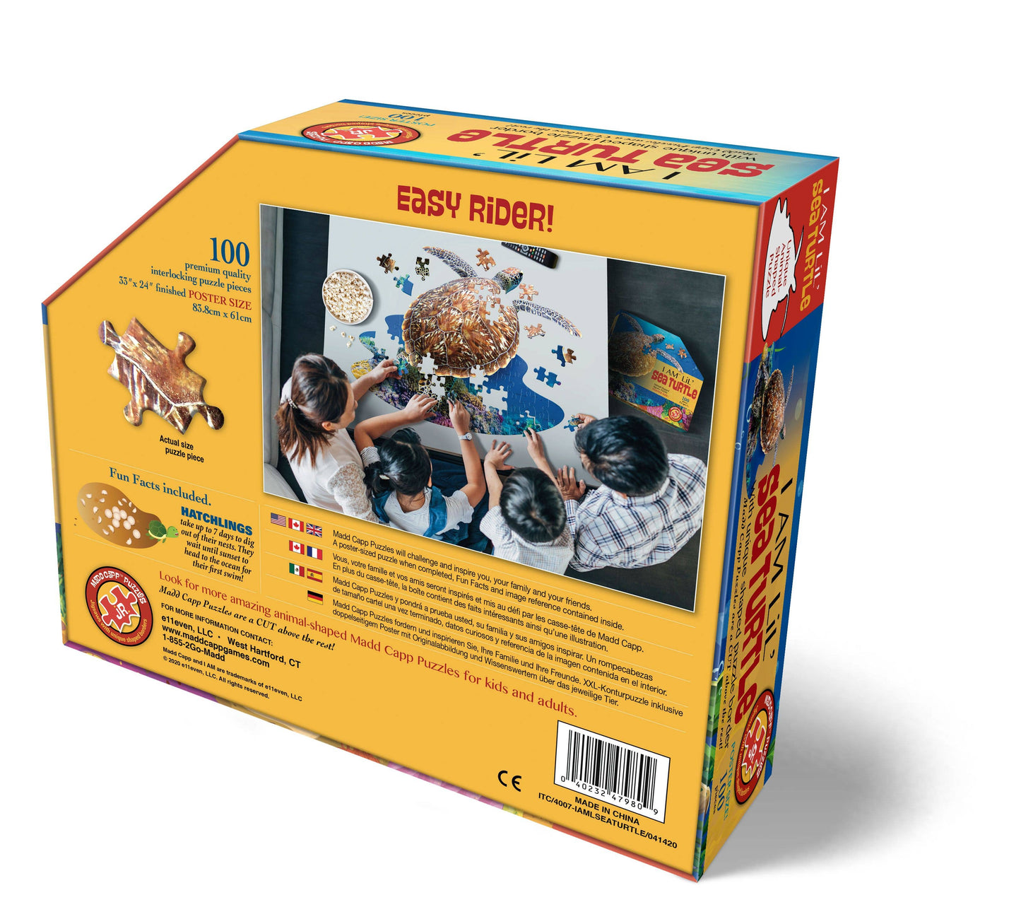 I AM Lil SEA TURTLE 100 piece jigsaw puzzle - gift