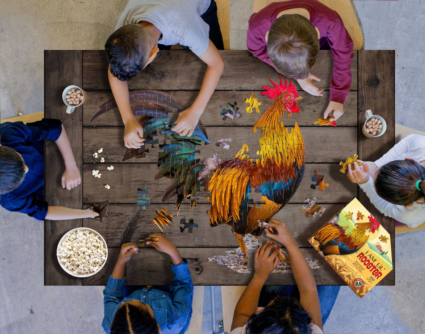 I AM Lil' Rooster 100 piece jigsaw puzzle - gift