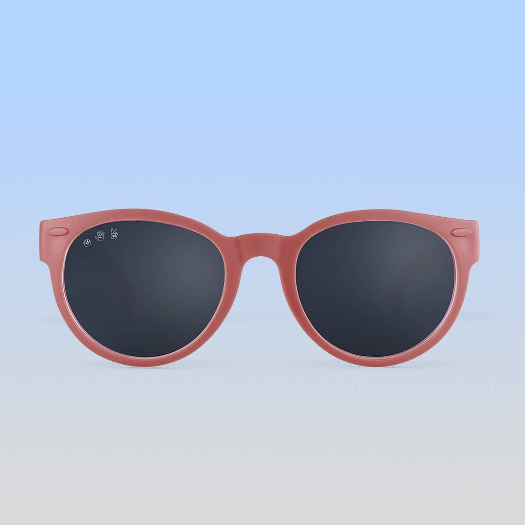 Round Sunglasses | Dusty Rose: Toddler (Ages 2-4) / Brown Polarized Lens