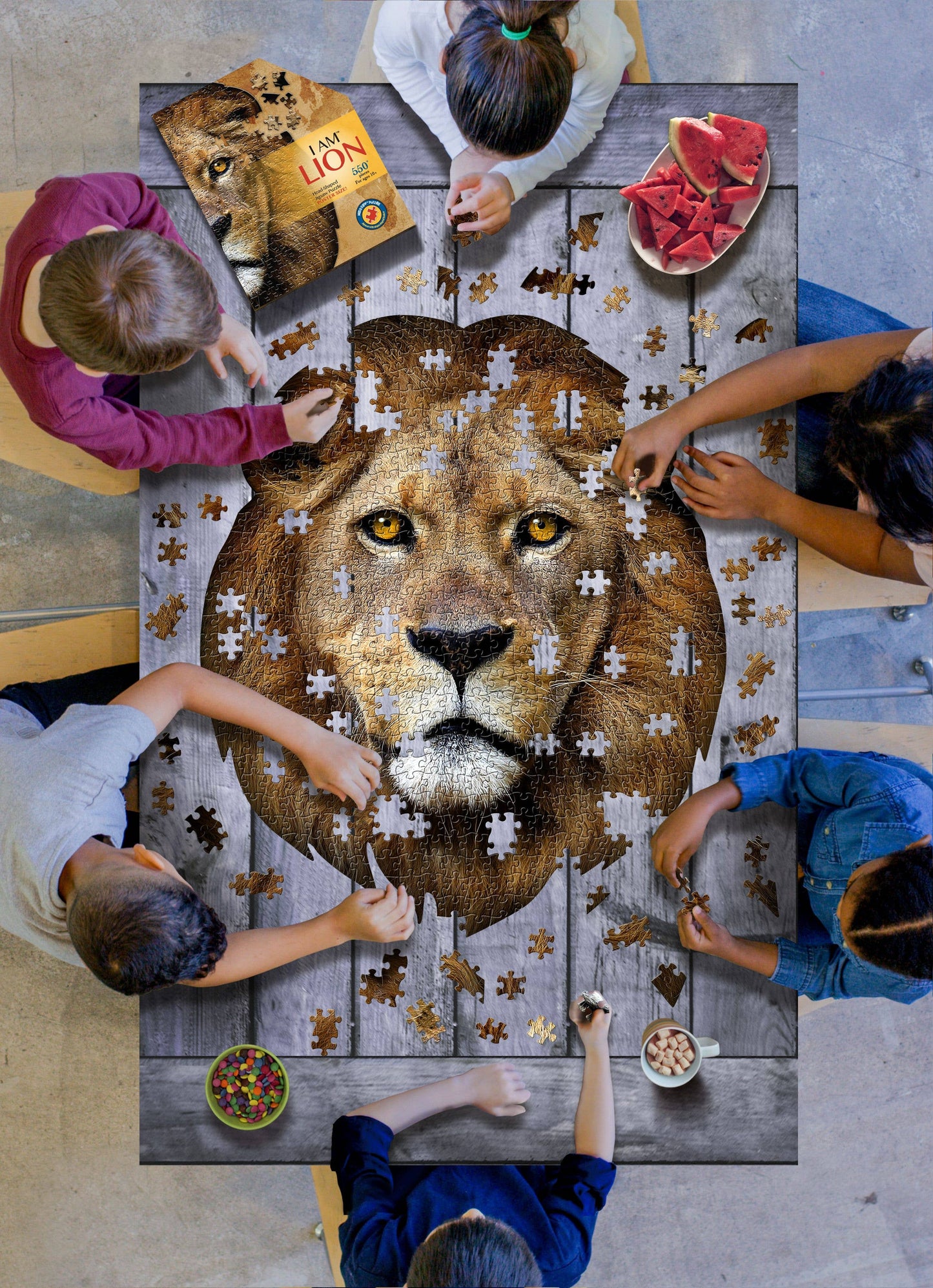 I AM Lion 550 piece jigsaw puzzle - gift