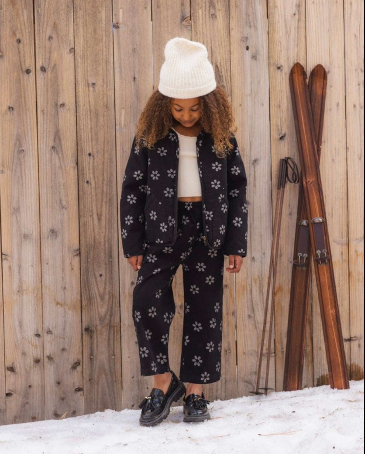 DOVE PANT BLACK DAISY