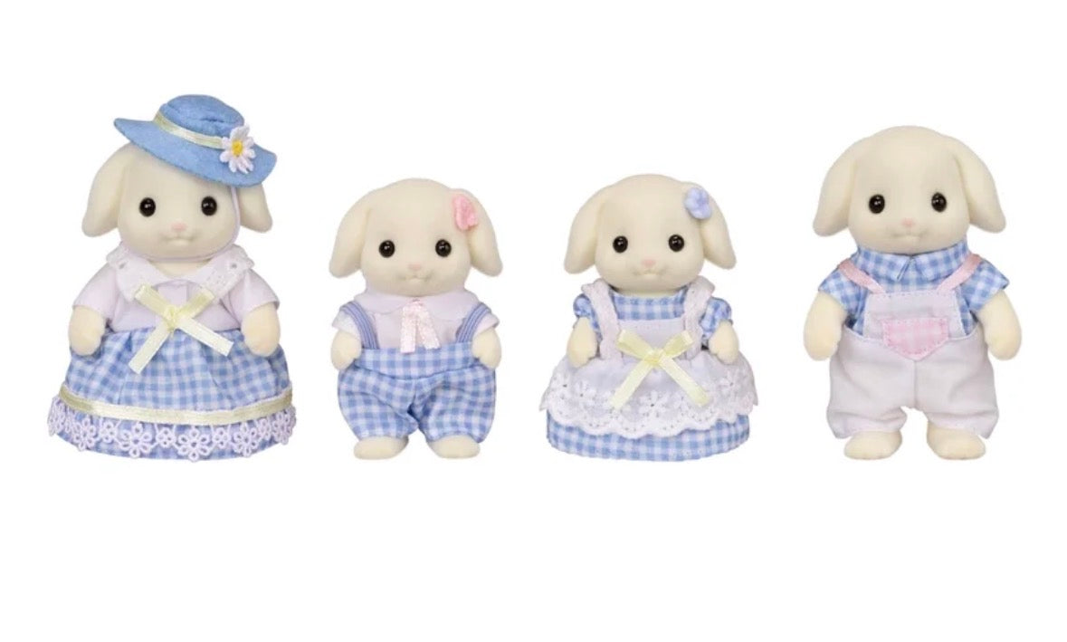 Calico Critters Flora Rabbit FAMILY
