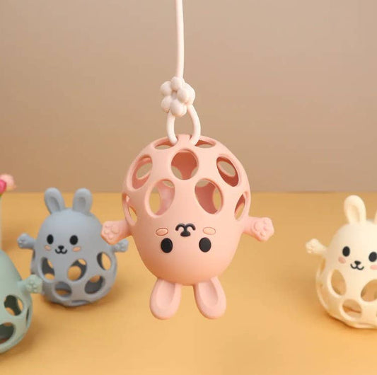 Silicone 3D Funny Bunny Teether