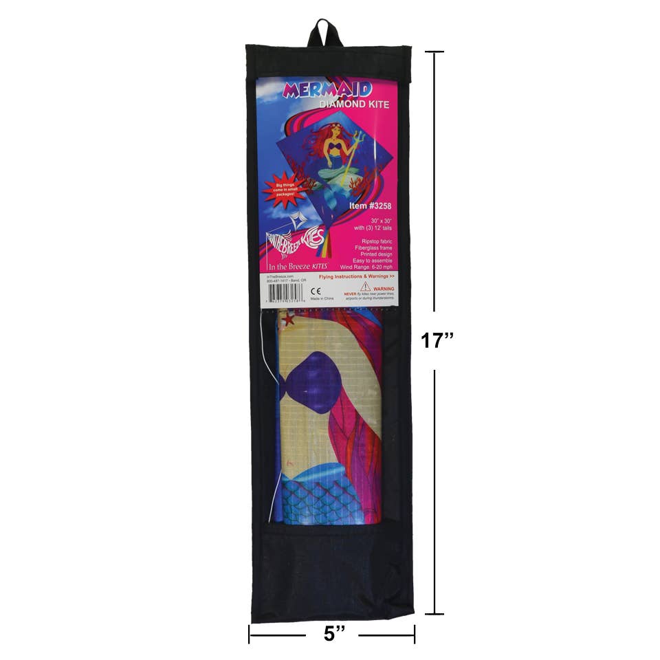 Mermaid 30" Diamond Kite (Optimized for Shipping)