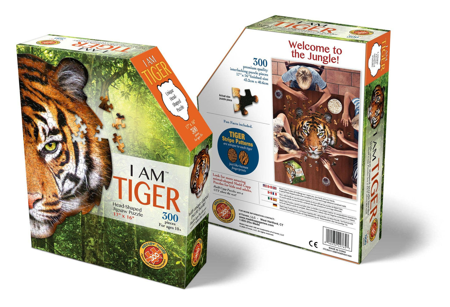 I AM Tiger 300 piece jigsaw puzzle - gift
