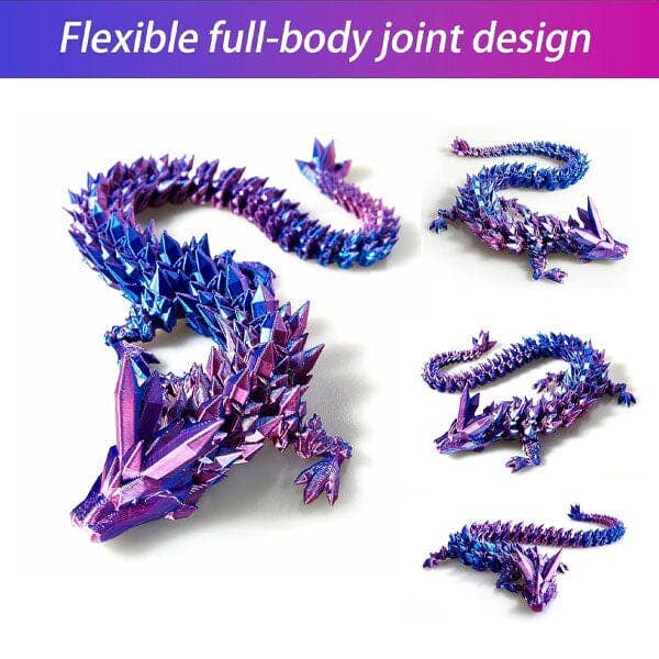 3D Printed Dragon Scale Egg Fidget Toy (Multiple Colors): Green & Blue