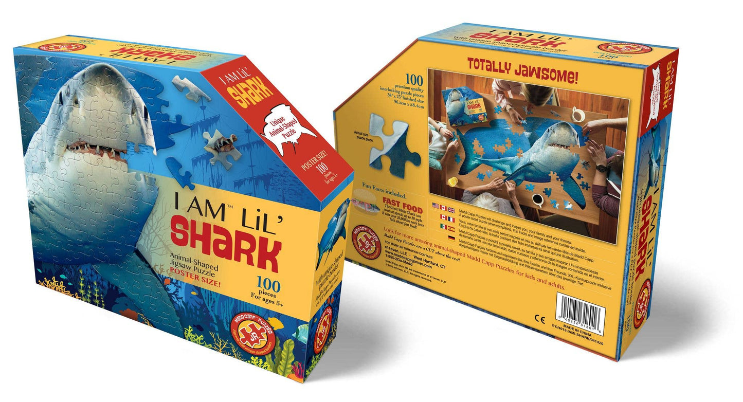 I AM Lil' Shark 100 piece jigsaw puzzle - gift