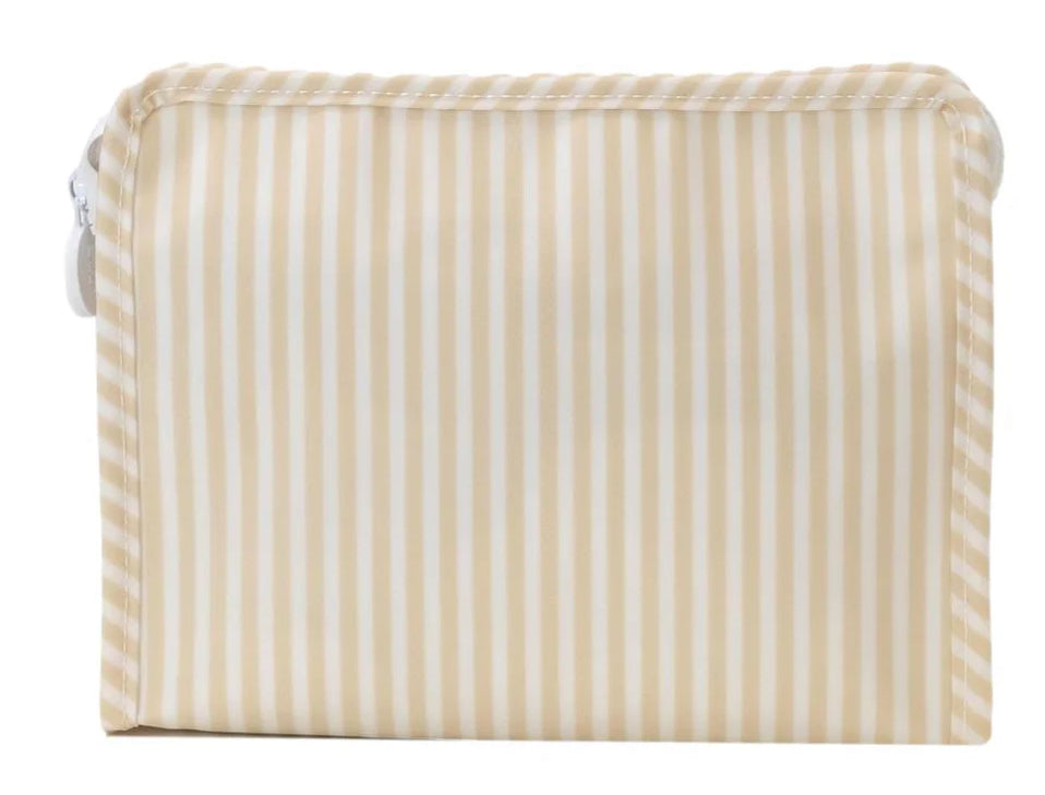 ROADIE LARGE Zip Pouch - PIMLICO STRIPE SAND