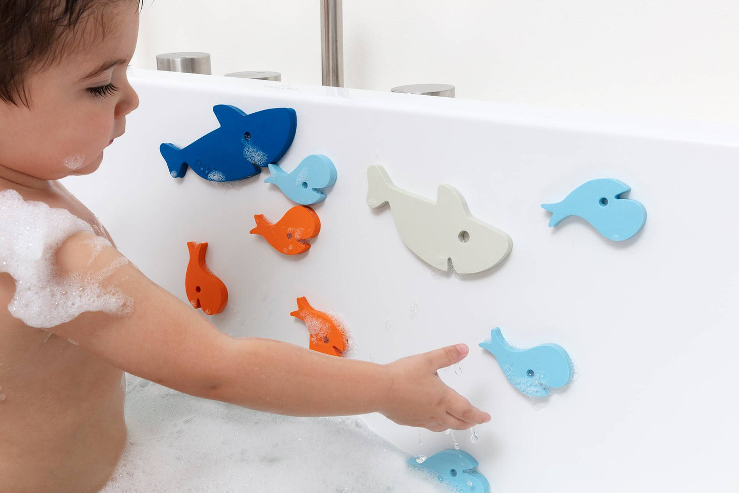 Quut Bath Puzzle - Bath time is even more fun! Bath Toys: Whale