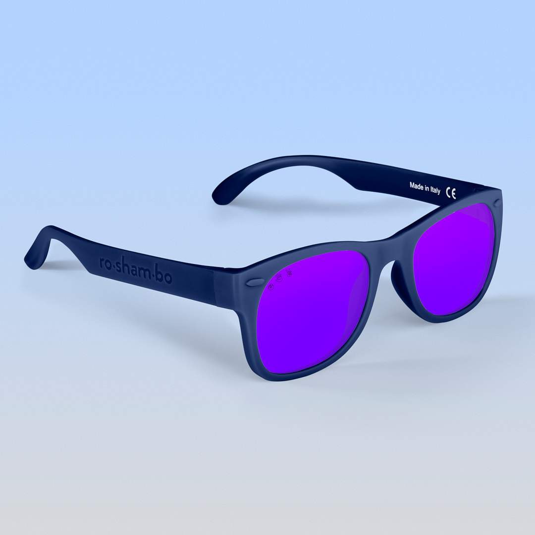 Navy Sunglasses: Baby (Ages 0-2) / Grey Polarized Lens