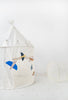 Recycled Fabric Play Tent Castle - Prints: Terrazzo Beige