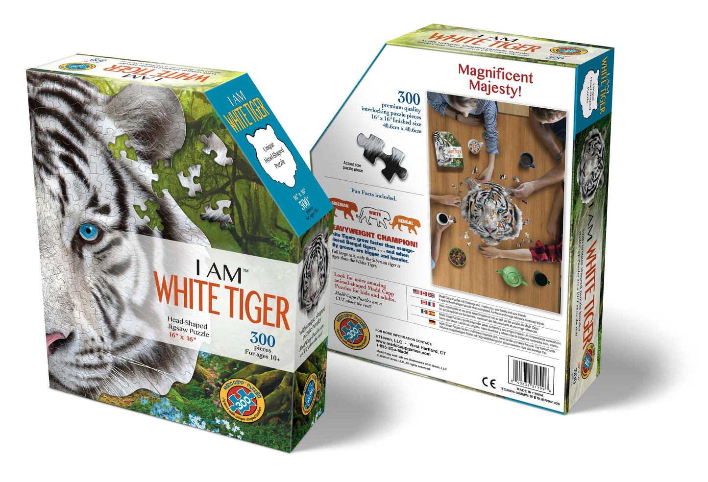 I AM White Tiger 300 piece jigsaw puzzle - gift