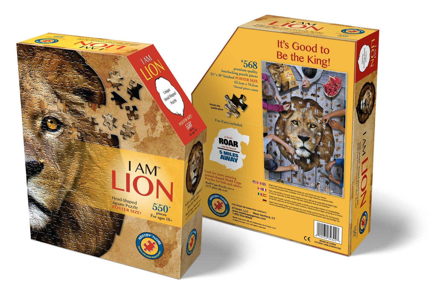 I AM Lion 550 piece jigsaw puzzle - gift