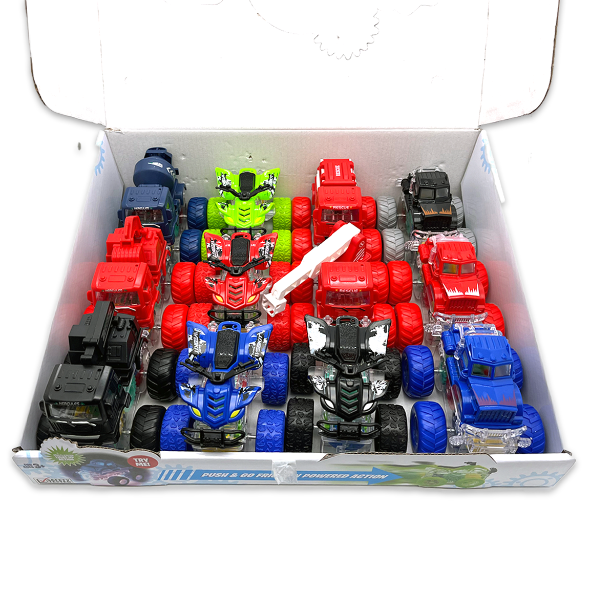 LIGHT UP VEHICLES TOY FRICTION POWER CARS