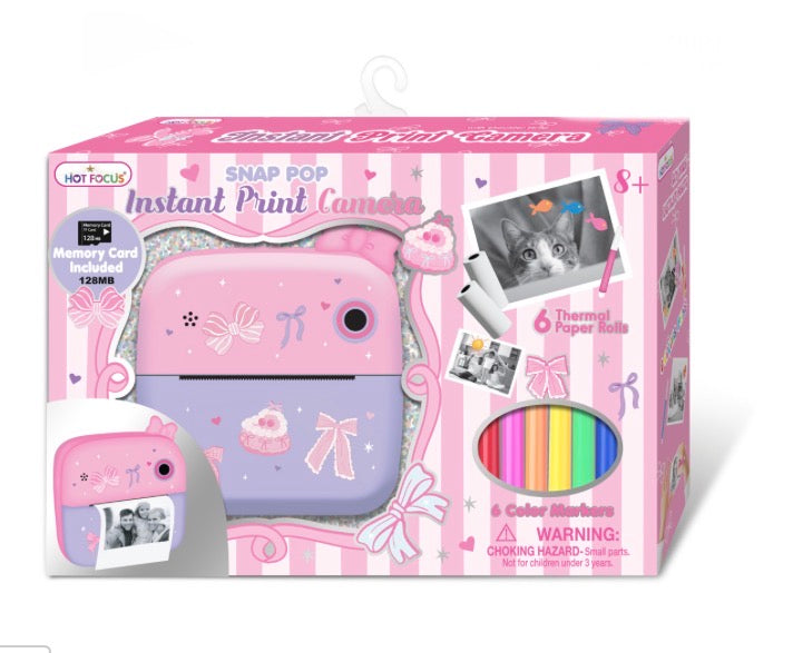 Snap Pop Instant Print Camera, Bowtiful
