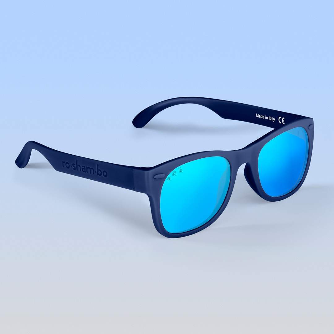 Navy Sunglasses: Baby (Ages 0-2) / Grey Polarized Lens