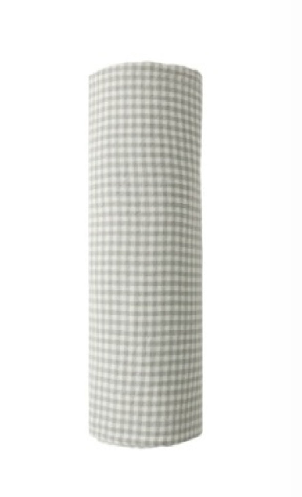 WOVEN SWADDLE SAGE GINGHAM