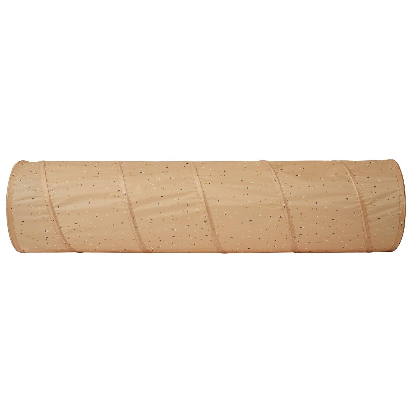 Kids Play Tunnel with Eco-Friendly Recycled Fabric: Terrazzo Beige