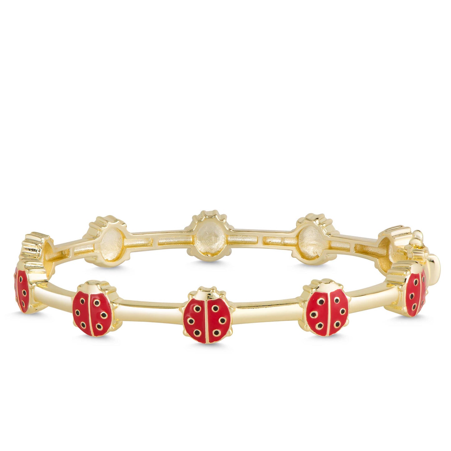 Ladybug Bangle: Red