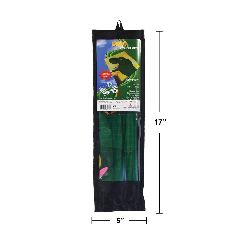 Dinosaur 30" Diamond Kite (Optimized for Shipping)