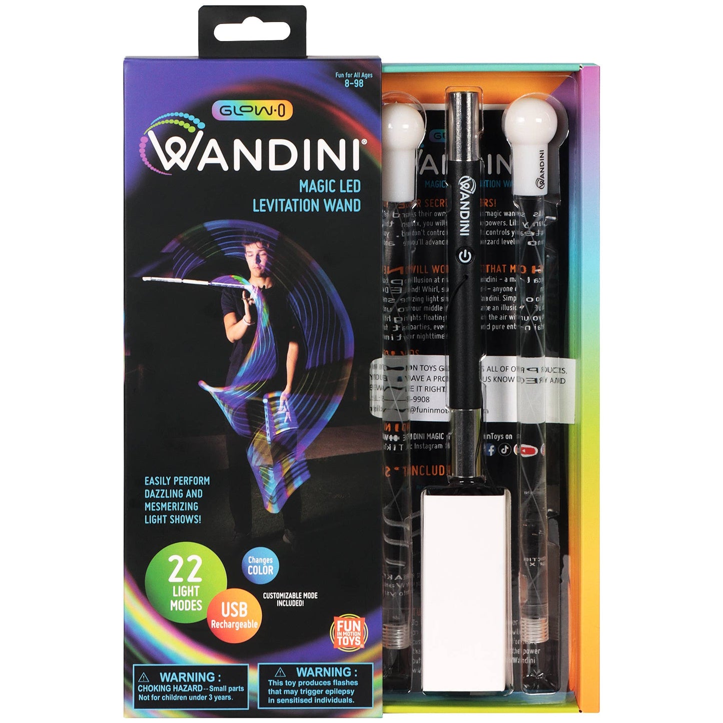 Wandini Glow.O Magic LED Levitation Wand