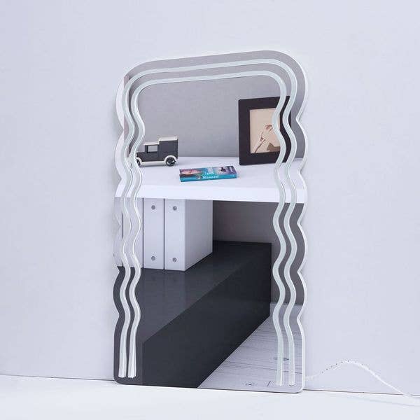 Neon Art Infinity Lights Wall & Desk Sign-Wave Mirror