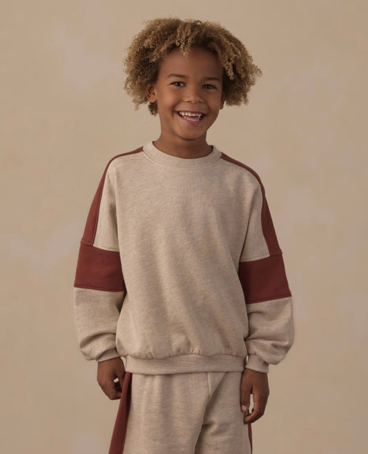 RYLAN SWEATSHIRT HEATHERED ASH