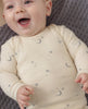RIBBED BABY JUMPSUIT CELESTIAL