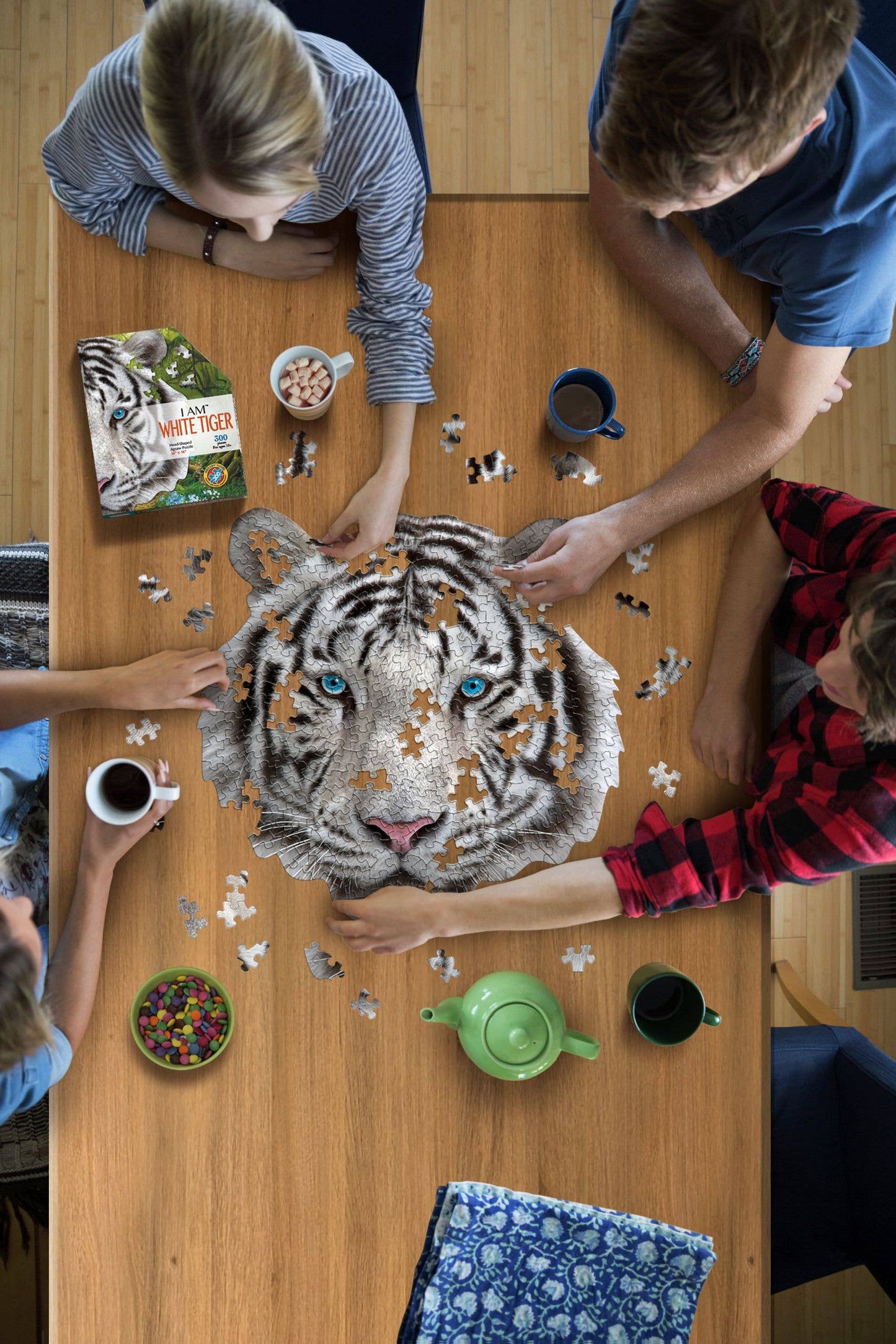 I AM White Tiger 300 piece jigsaw puzzle - gift