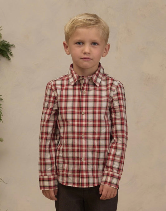 HARRISON BUTTON DOWN HOLIDAY TARTAN