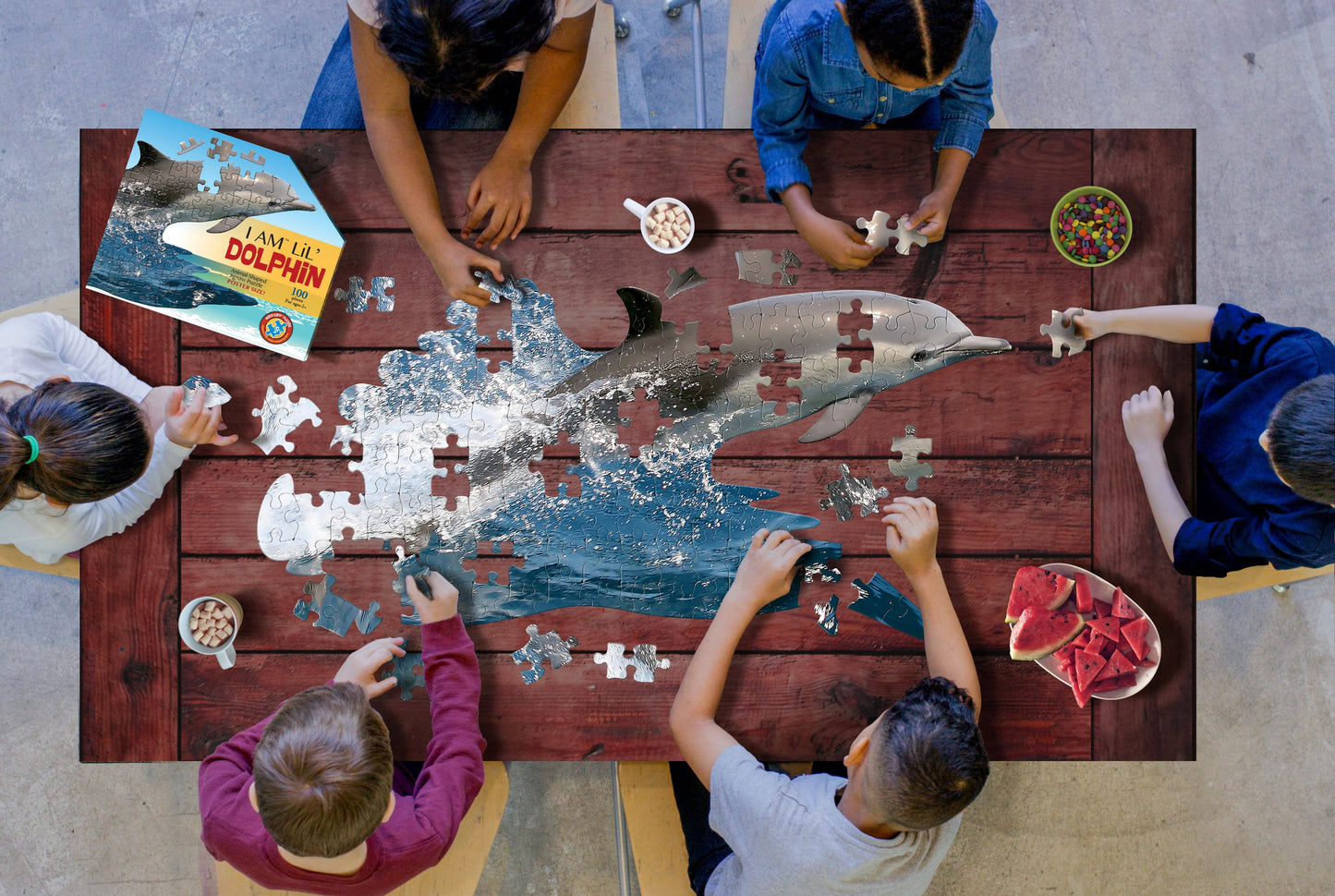 I AM Lil DOLPHIN 100 piece jigsaw puzzle - gift