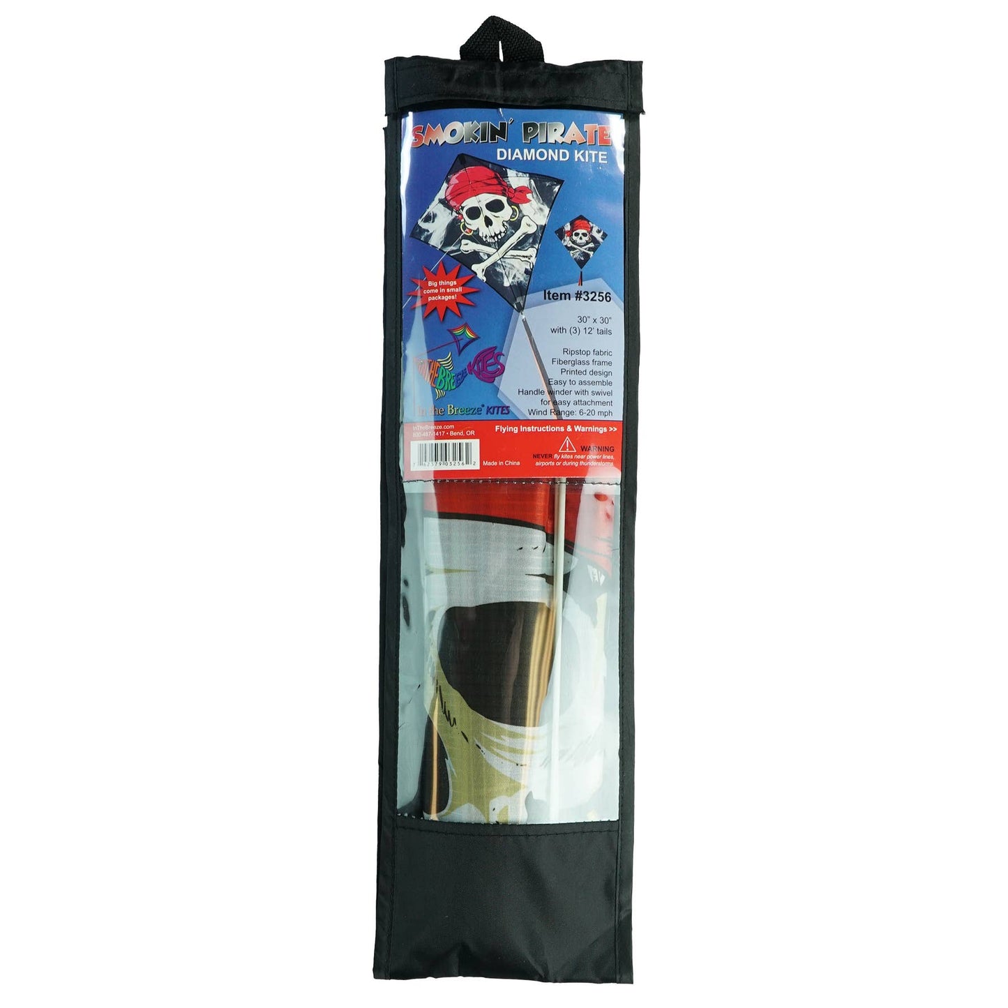 Smokin' Pirate 30" Diamond Kite (Optimized for Shipping)