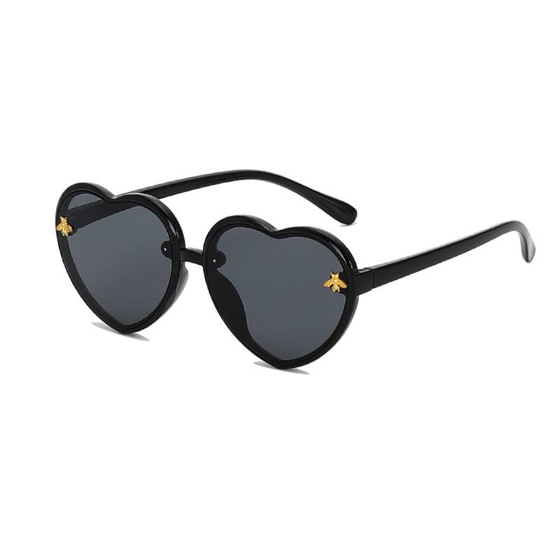 Heart Cute Children's Sunglasses kids summer Sunglasses: Peach