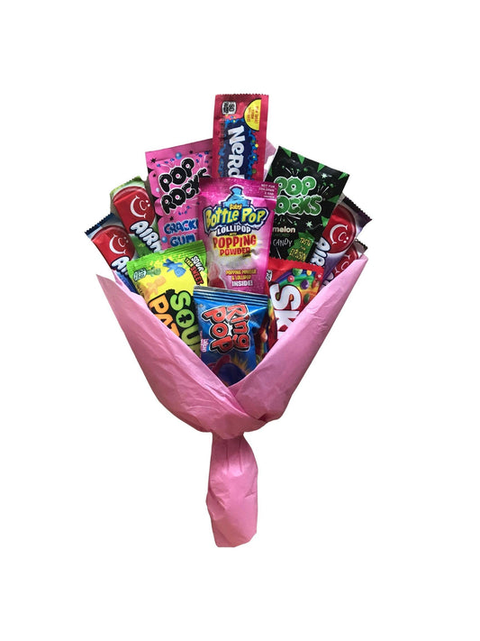 Candy Bouquet- pink tissue