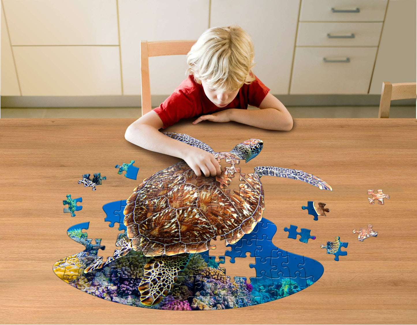 I AM Lil SEA TURTLE 100 piece jigsaw puzzle - gift