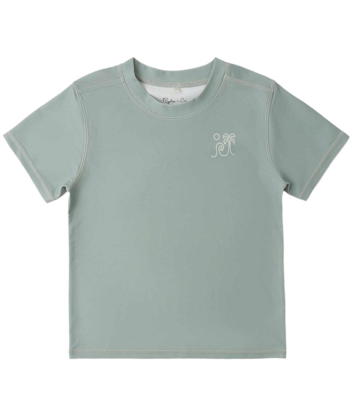 SHORT SLEEVE RASHGUARD SEA GREEN