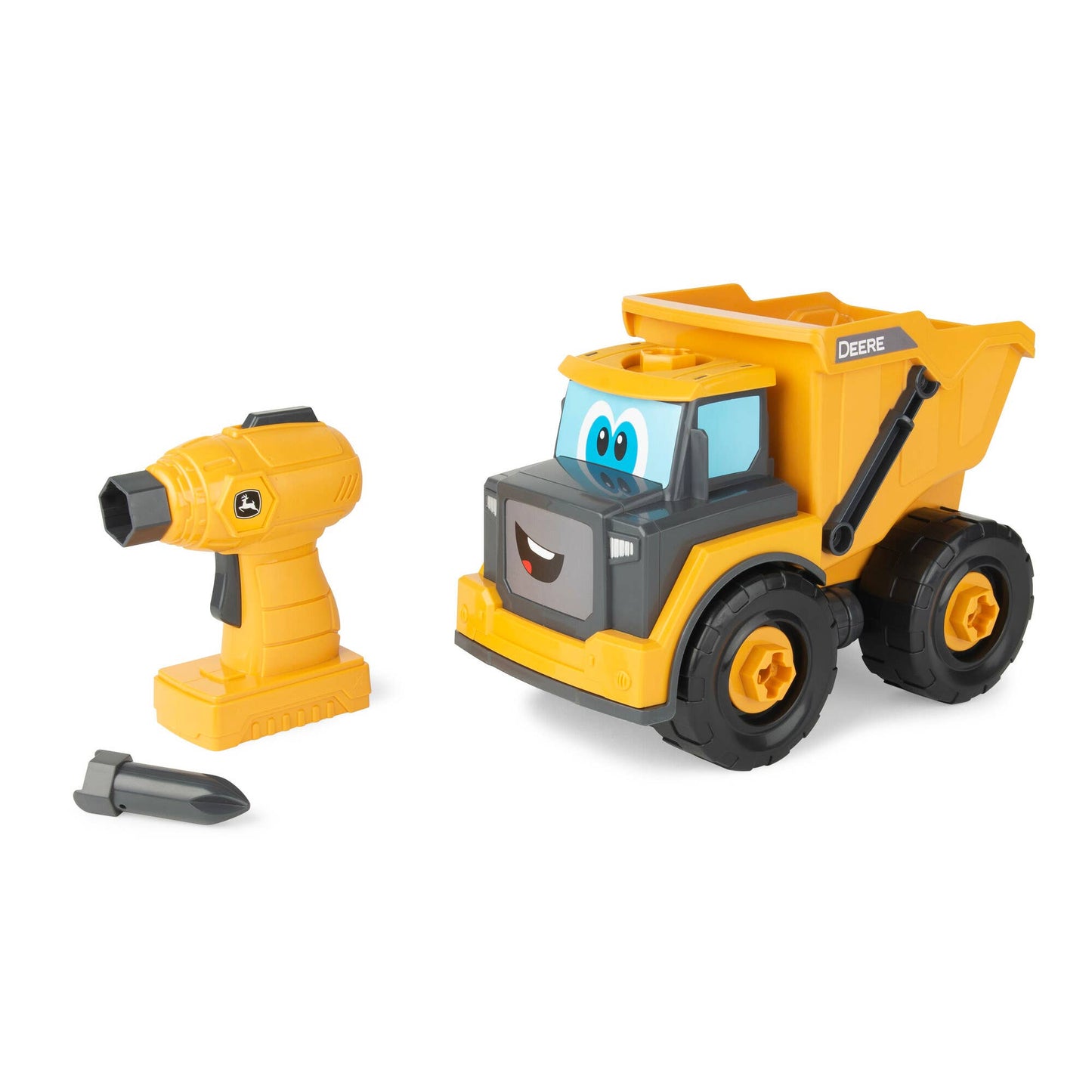 John Deere Build-A-Buddy Yellow Dump Truck 2-in-1 Toy