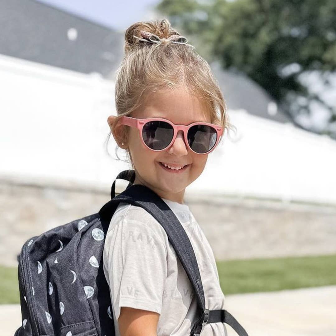 Round Sunglasses | Dusty Rose: Toddler (Ages 2-4) / Brown Polarized Lens