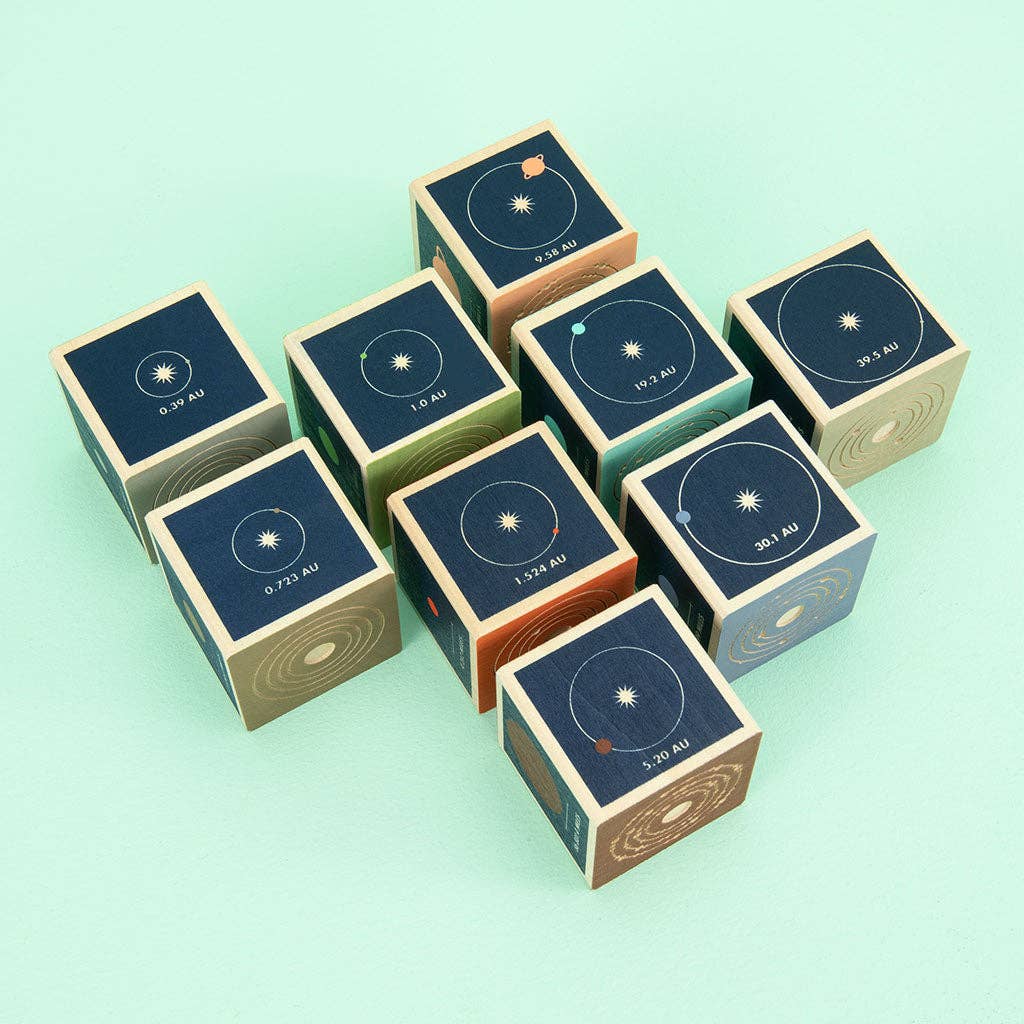 Planet Wooden Blocks
