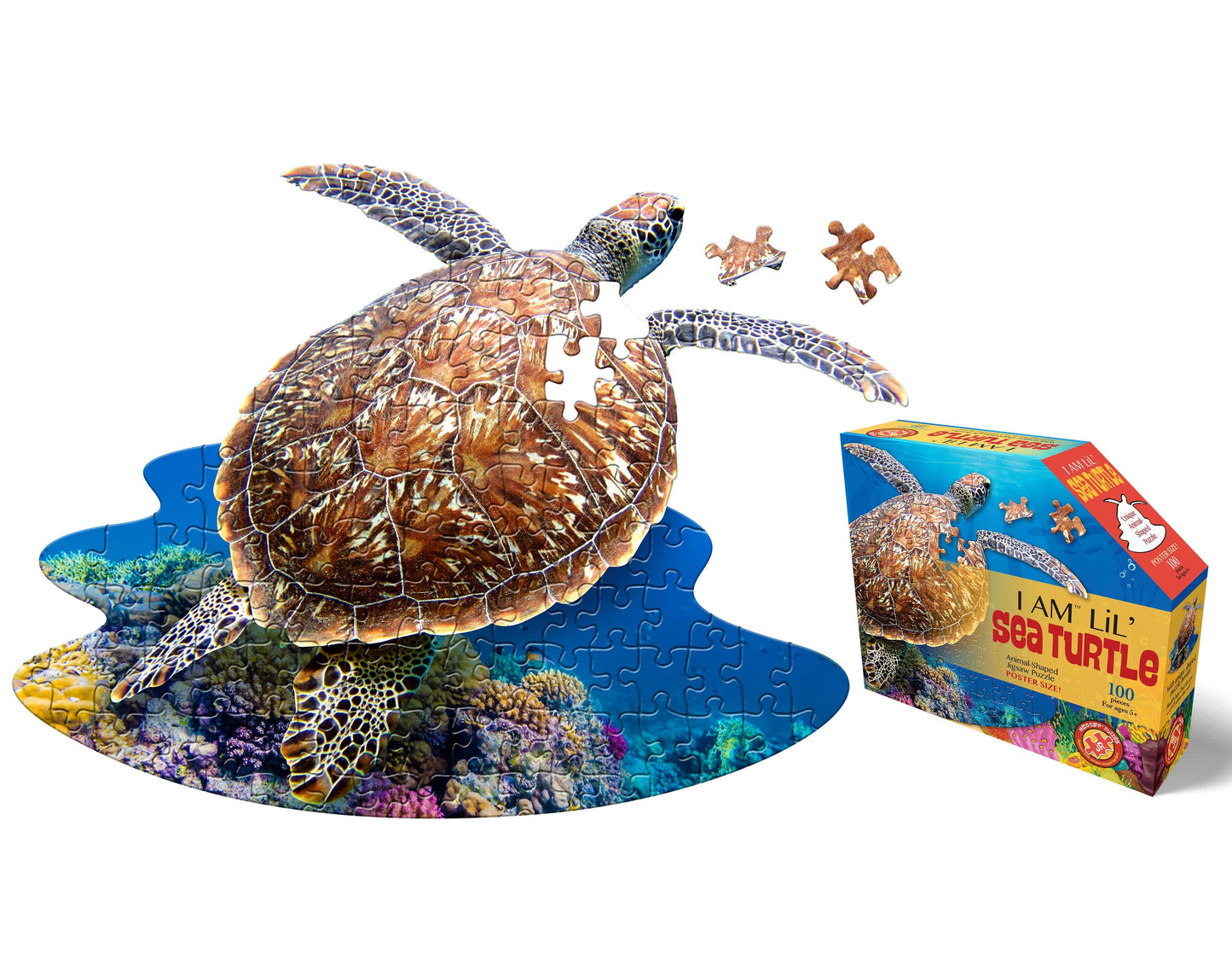 I AM Lil SEA TURTLE 100 piece jigsaw puzzle - gift