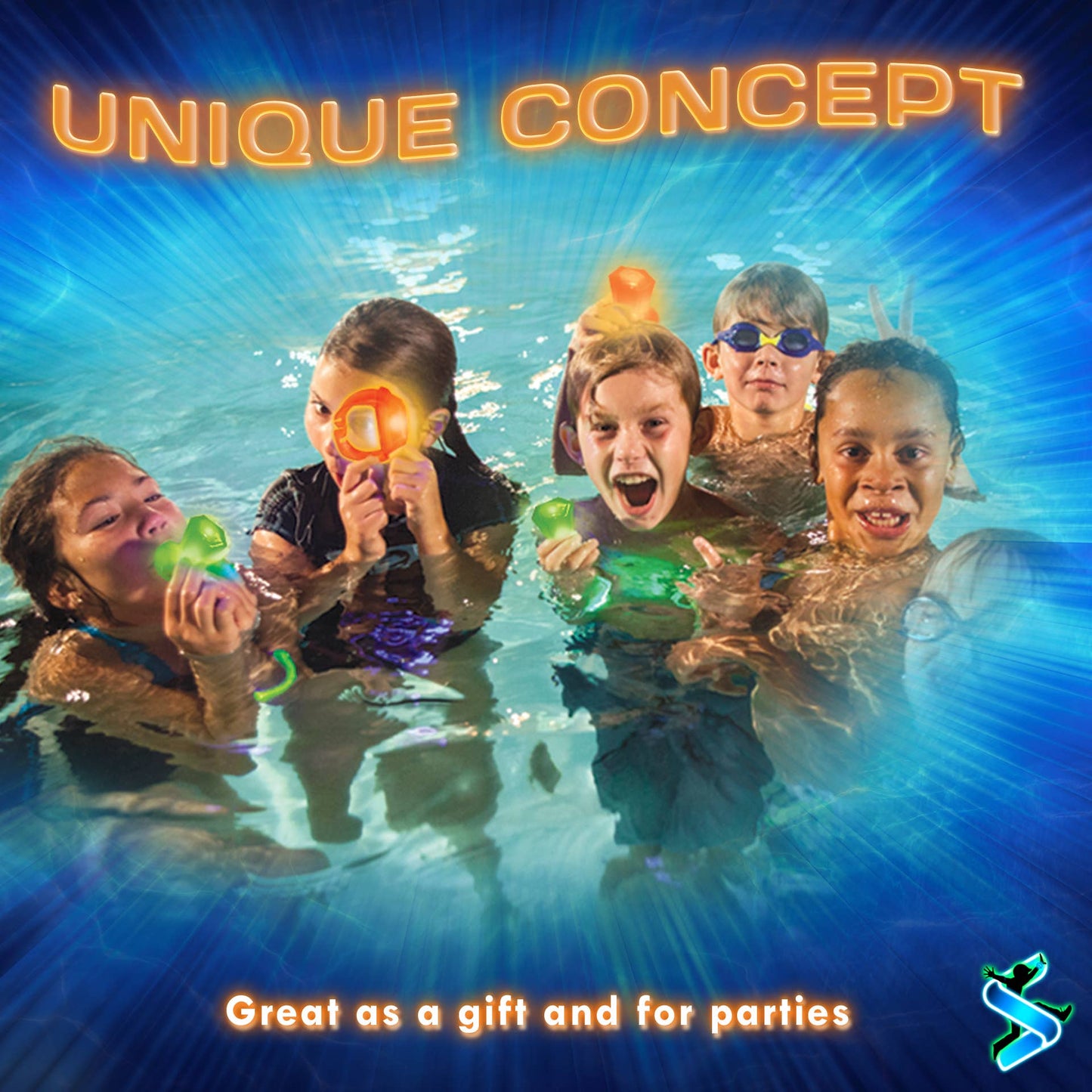 Pool Party: Glow in the Dark Pool Toys & Game Set
