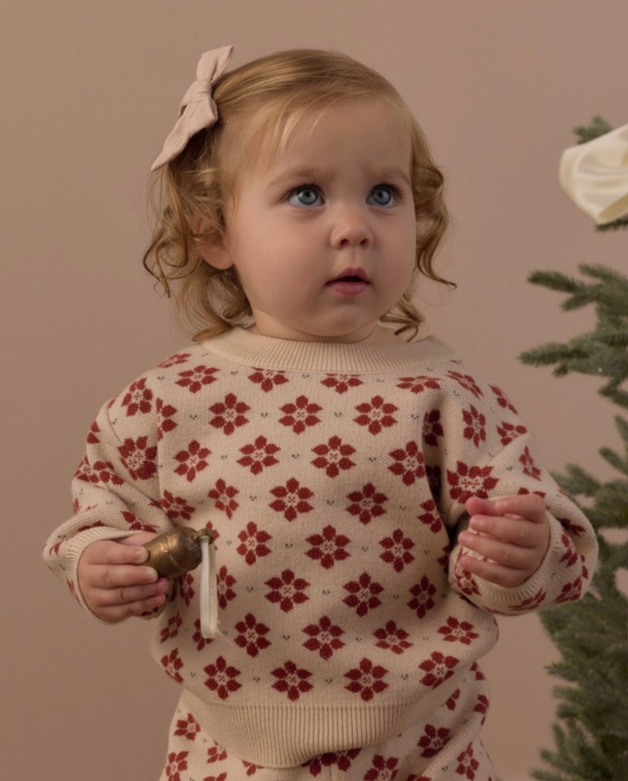 SHILOH SWEATER POINSETTIA