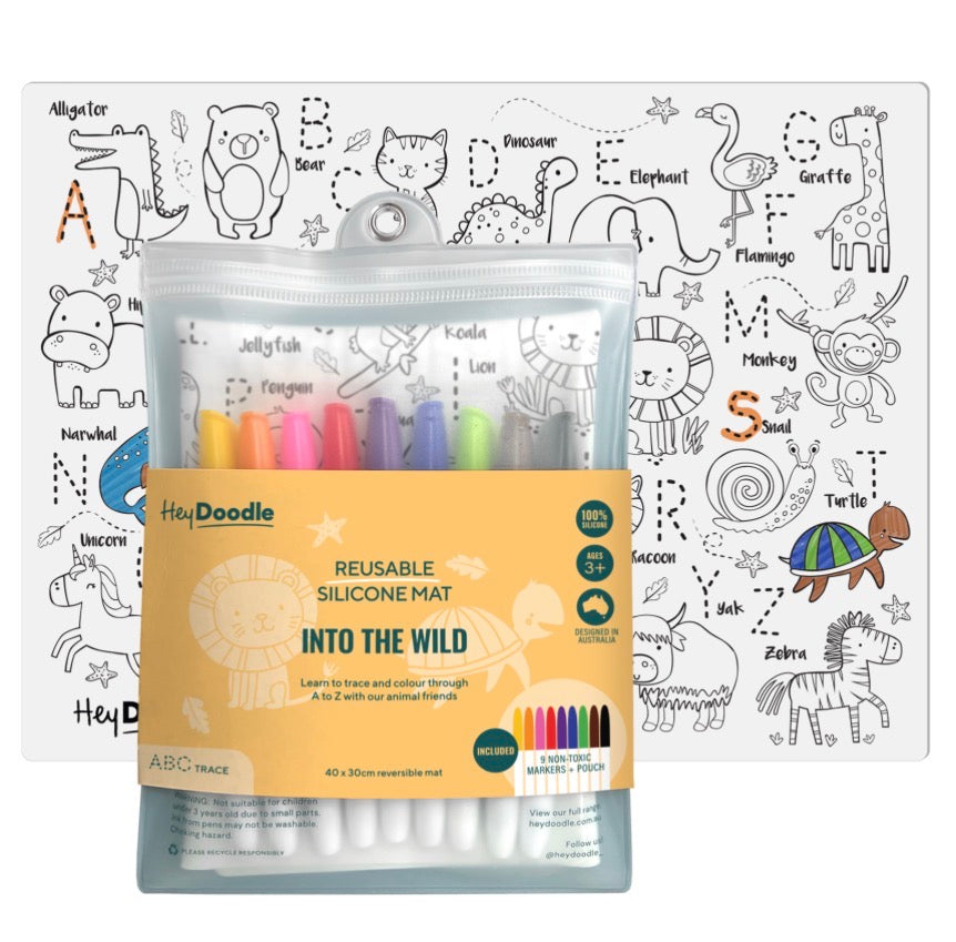 CLASSIC INTO THE WILD-ABC Animals Classic Mat