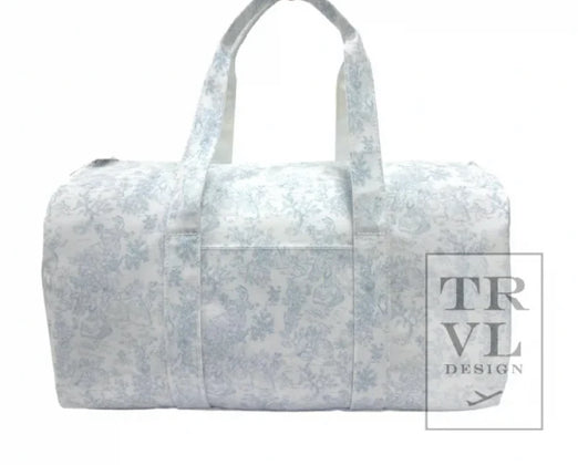 WEEKENDER - BUNNY TOILE BLUE Duffel Bag
